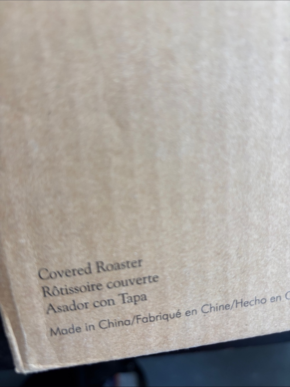 The Pampered Chef Covered Roaster Box - Brown Kraft